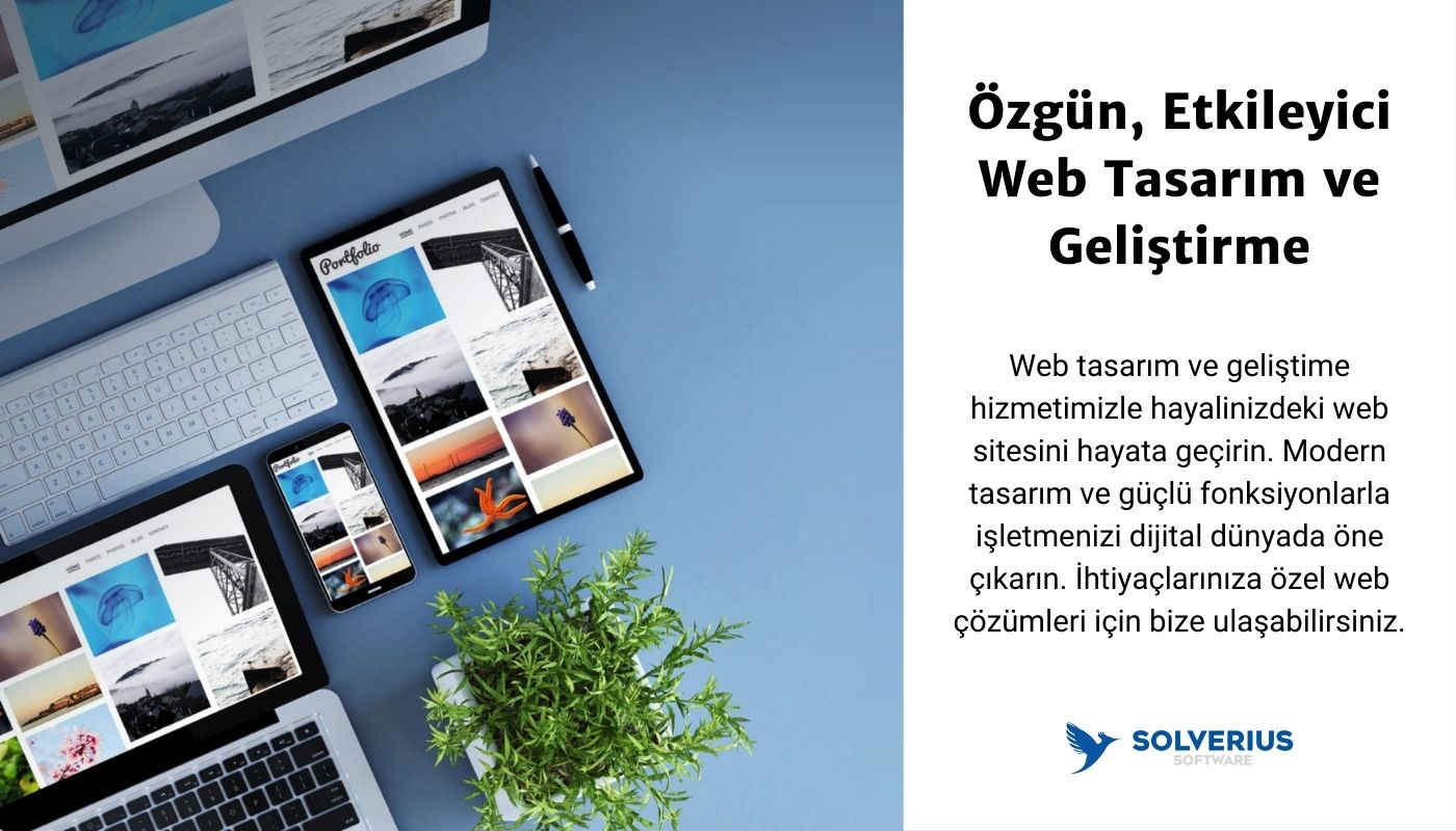 Özgün, Etkileyici Web Tasarım ve Geliştirme | Solverius Yazılım
